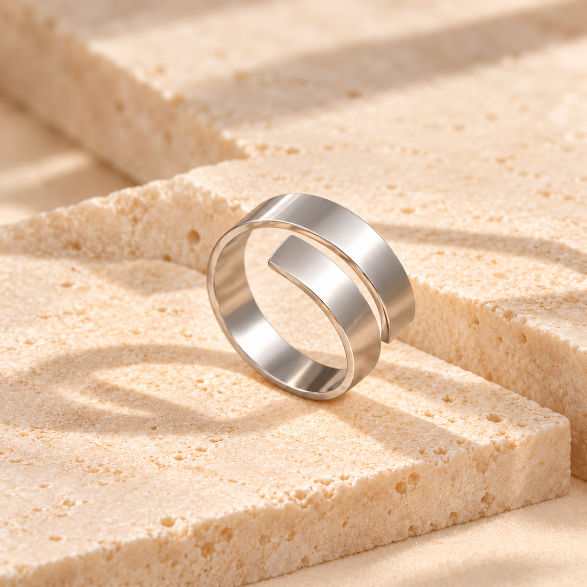 Accord — Bague ouverte à graver