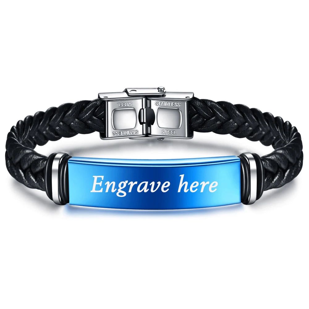 Ancrage — Bracelet tressé à graver