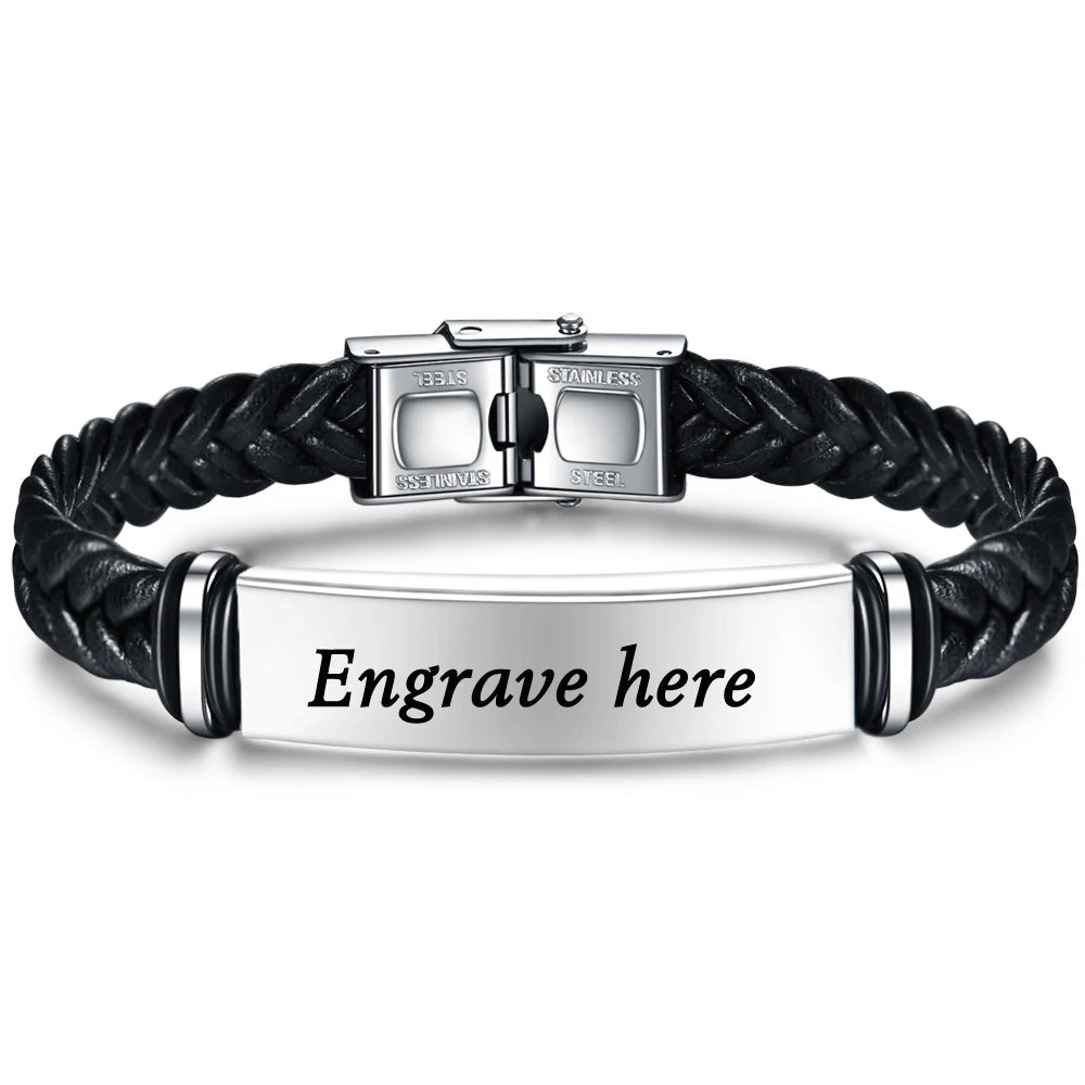 Ancrage — Bracelet tressé à graver