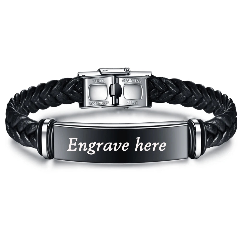Ancrage — Bracelet tressé à graver