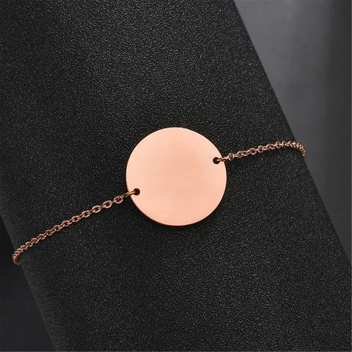 Trace — Bracelet médaille à personnaliser