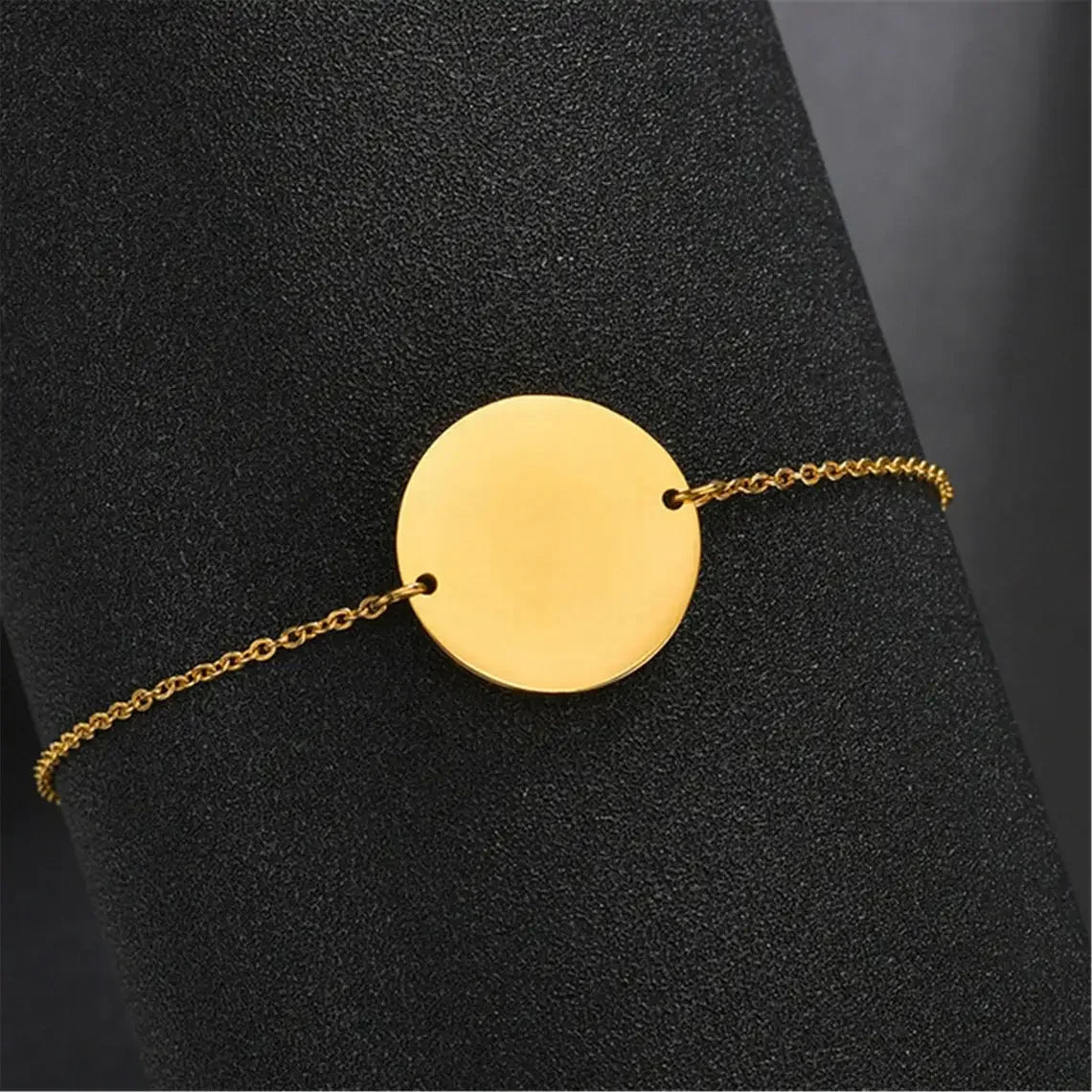 Trace — Bracelet médaille à personnaliser