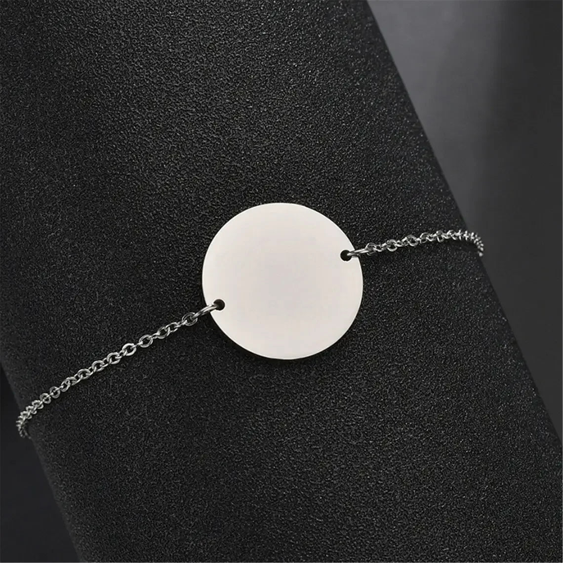 Trace — Bracelet médaille à personnaliser