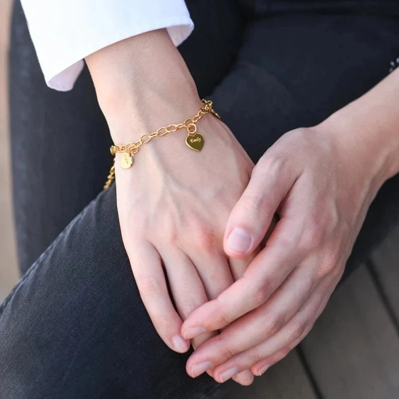 Liens du cœur — Bracelet prénoms