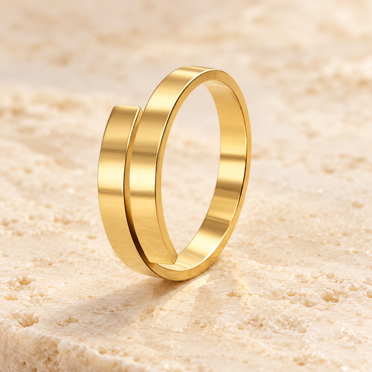 Bague Accord 3 mm dorée