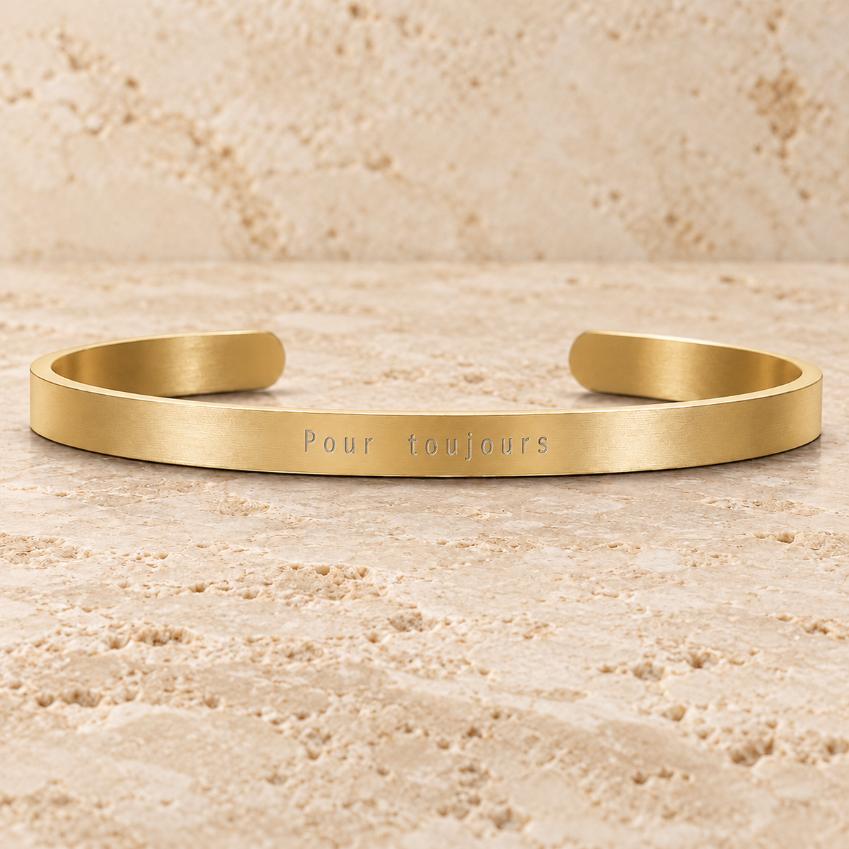 Ligne — Jonc à graver — gold