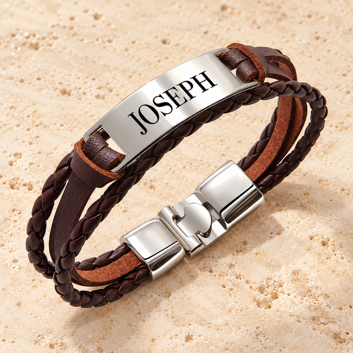 Sillage — Bracelet tressé personnalisé — visuel studio LOIMA