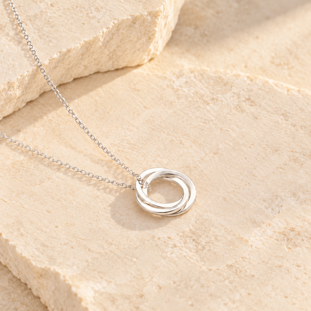Collier Orbites argenté