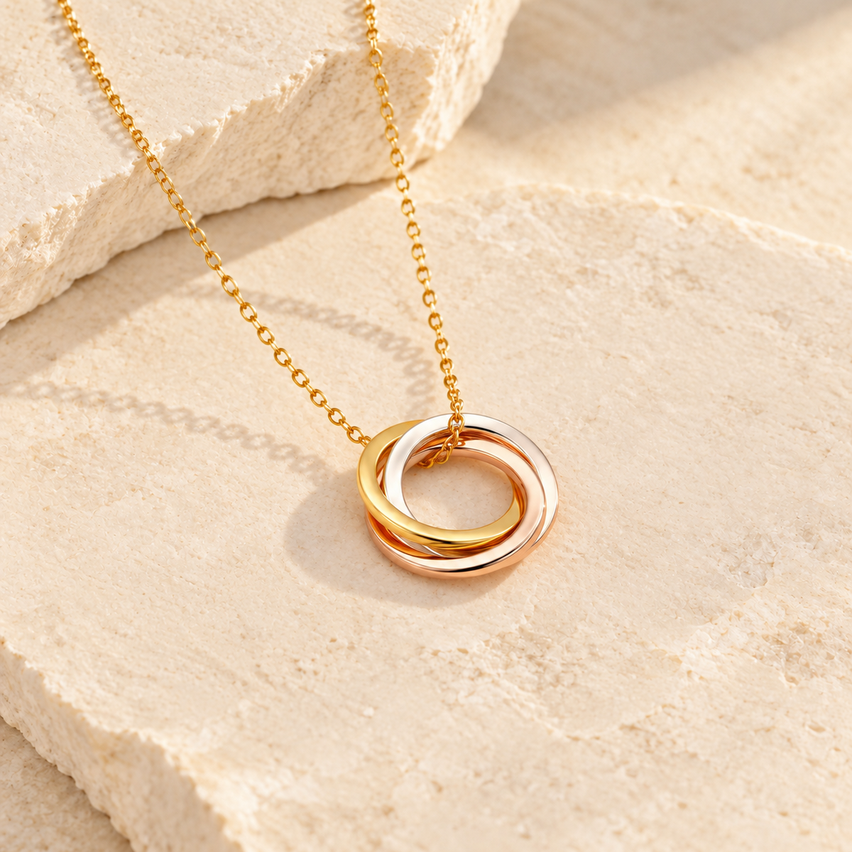Collier Orbites tricolore